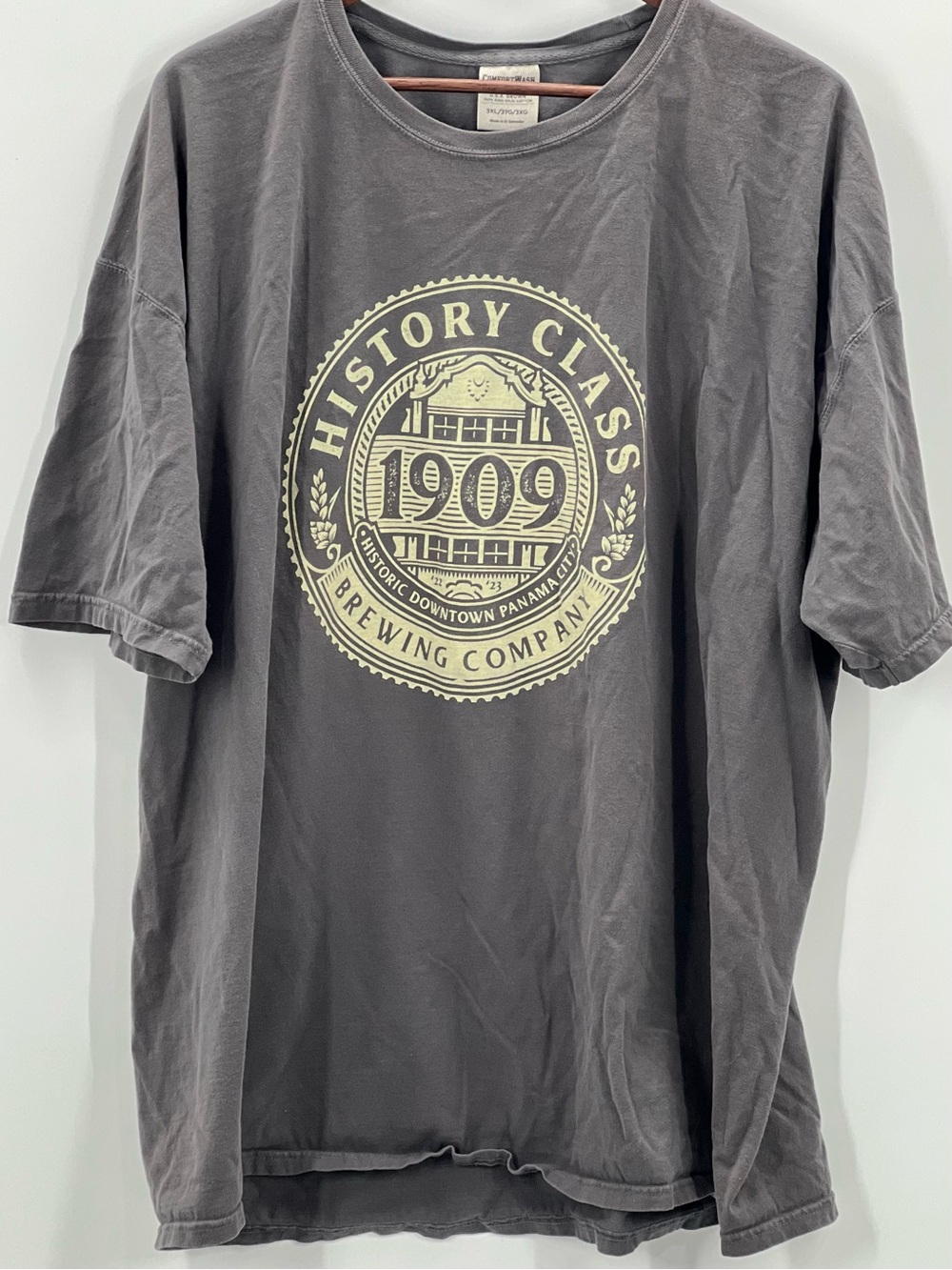192 Comfort wash Graphic Tee - Gray